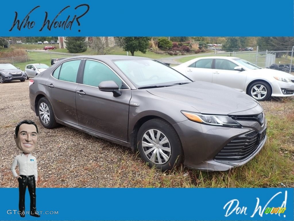 2019 Camry Hybrid LE - Predawn Gray Mica / Ash photo #1