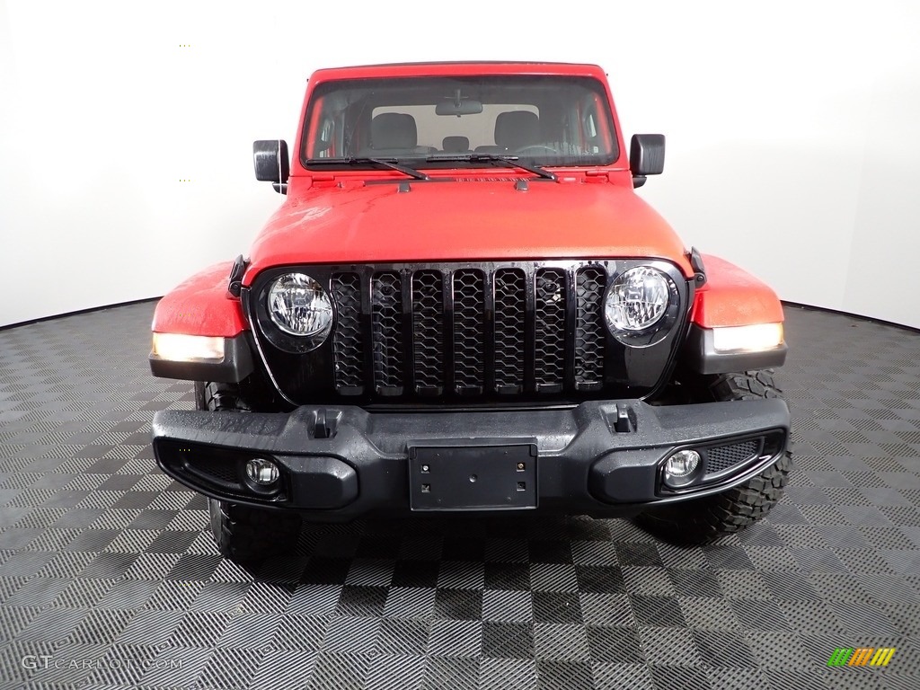 2021 Gladiator Willys 4x4 - Firecracker Red / Black photo #4