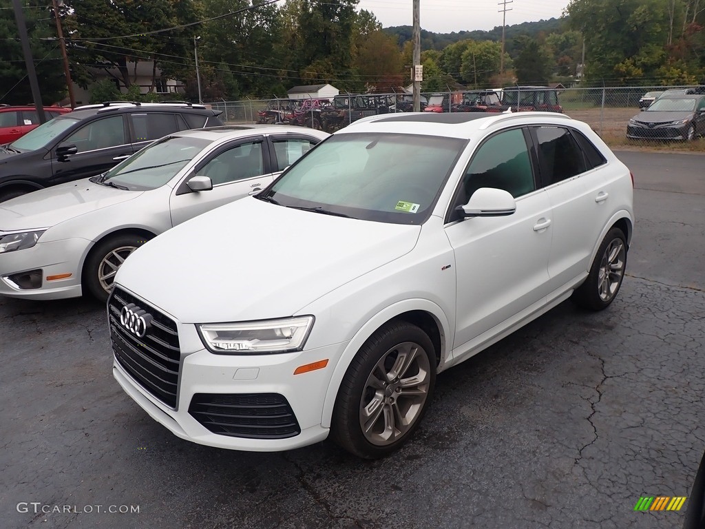 Cortina White 2016 Audi Q3 2.0 TSFI Prestige quattro Exterior Photo #144970184