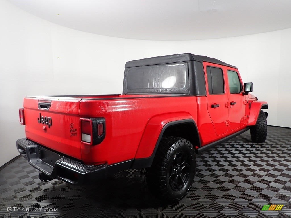2021 Gladiator Willys 4x4 - Firecracker Red / Black photo #9