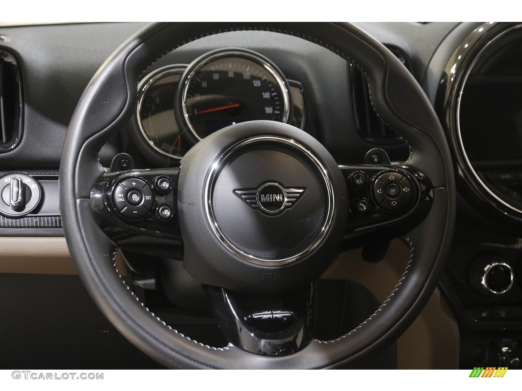 2019 Mini Countryman Cooper S All4 Chesterfield British Oak Steering Wheel Photo #144971600