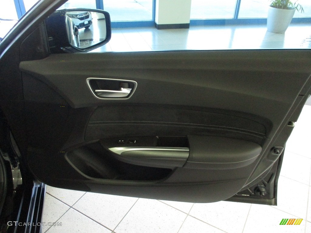 2019 Acura TLX V6 SH-AWD A-Spec Sedan Ebony Door Panel Photo #144972698