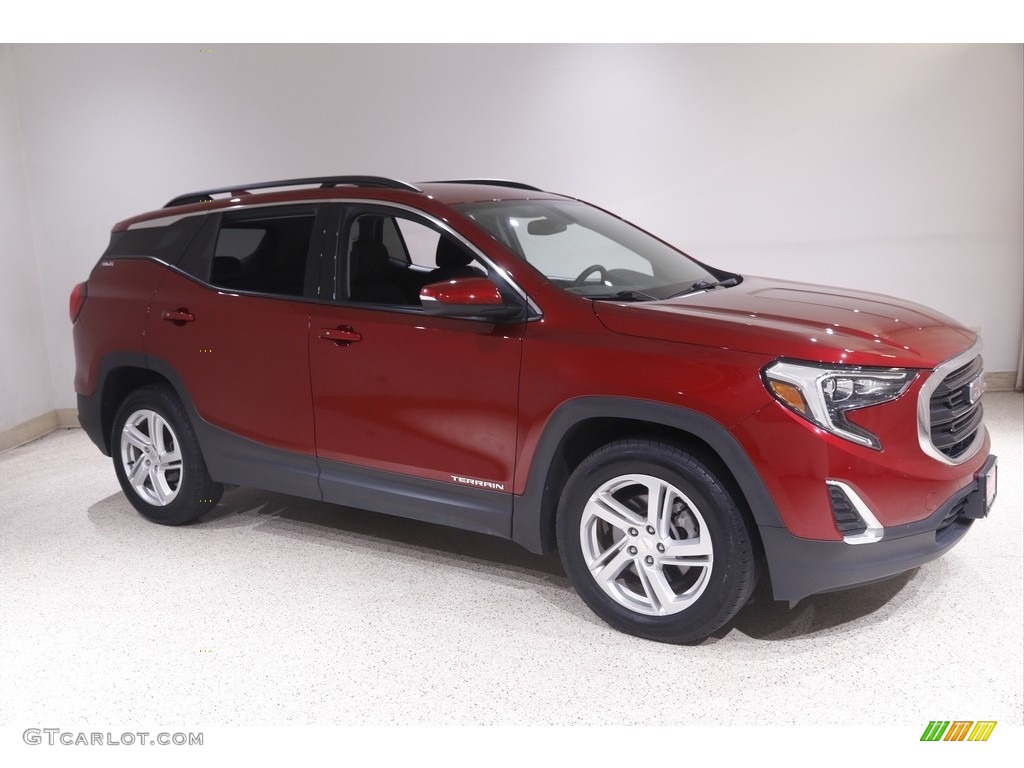 2018 Terrain SLE AWD - Red Quartz Tintcoat / ­Jet Black photo #1
