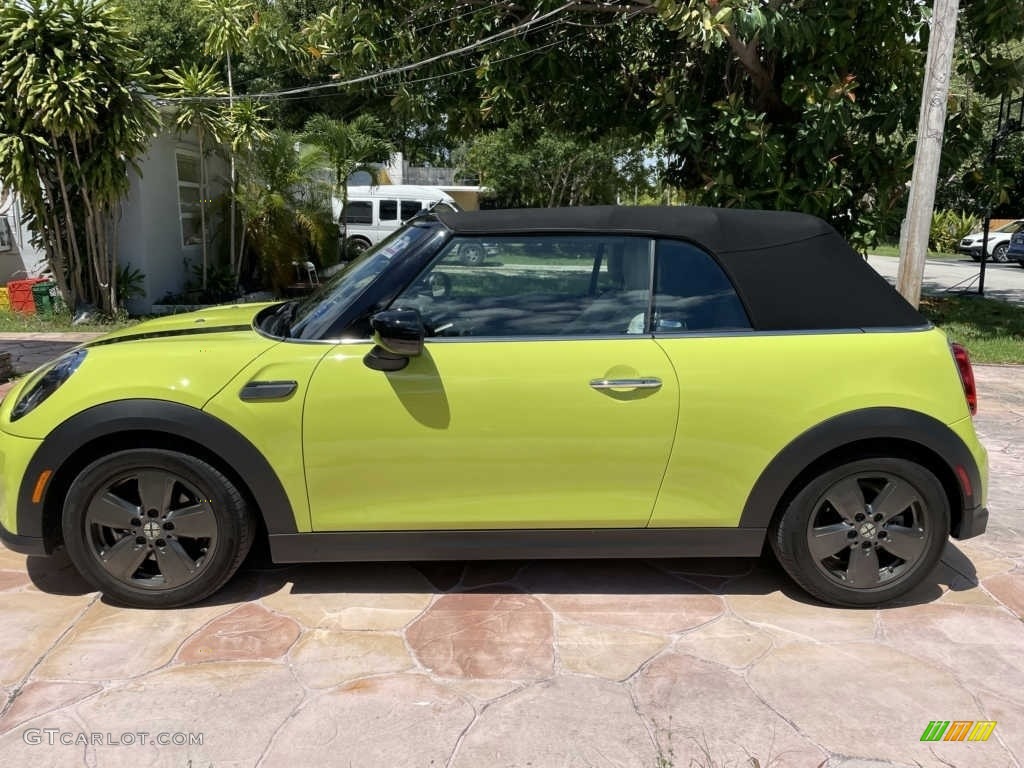 Zesty Yellow 2022 Mini Convertible Cooper Exterior Photo #144974648