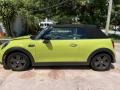 Zesty Yellow 2022 Mini Convertible Cooper Exterior