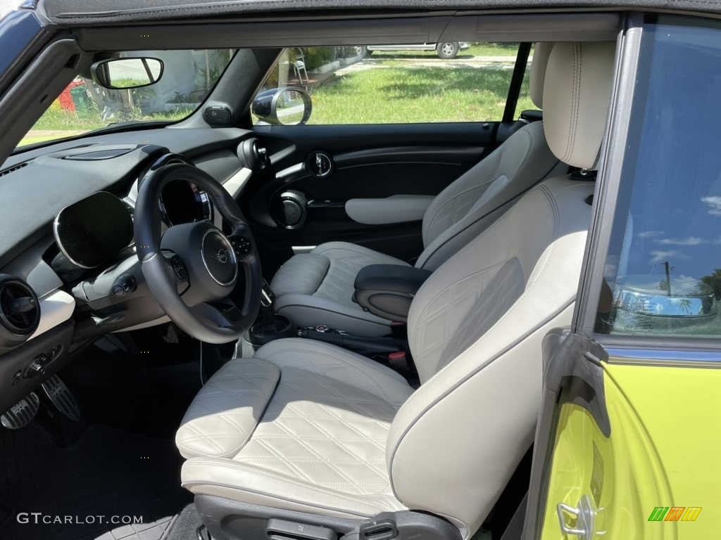 Chesterfield/Satellite Grey Interior 2022 Mini Convertible Cooper Photo #144974780
