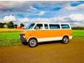 Orange 1977 Dodge B Series Van B200 Sportsman Exterior