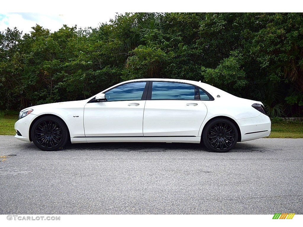 designo Diamond White Metallic 2016 Mercedes-Benz S Mercedes-Maybach S600 Sedan Exterior Photo #144975418