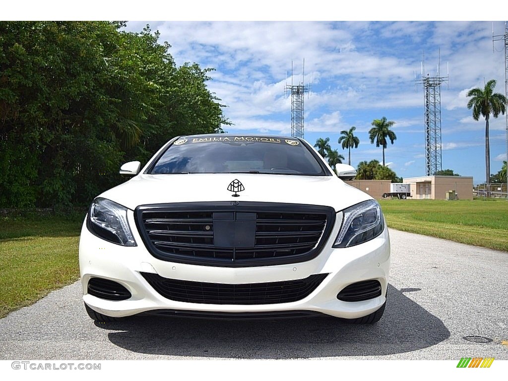 designo Diamond White Metallic 2016 Mercedes-Benz S Mercedes-Maybach S600 Sedan Exterior Photo #144975508