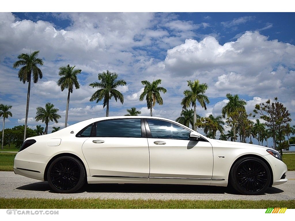 designo Diamond White Metallic 2016 Mercedes-Benz S Mercedes-Maybach S600 Sedan Exterior Photo #144975577