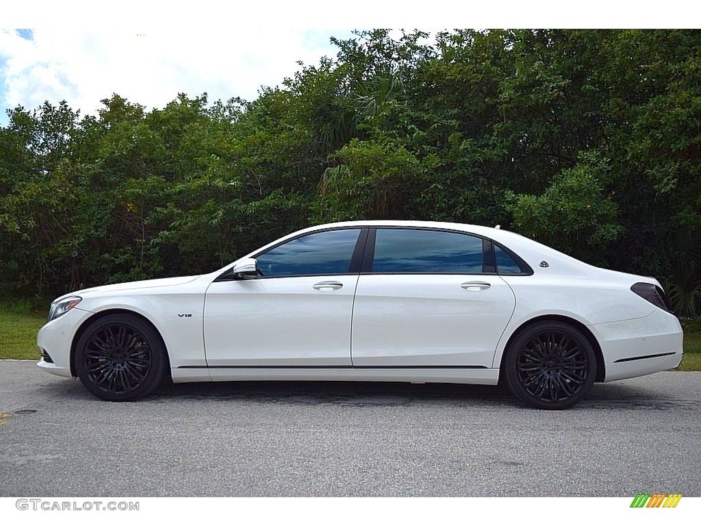 designo Diamond White Metallic 2016 Mercedes-Benz S Mercedes-Maybach S600 Sedan Exterior Photo #144975649