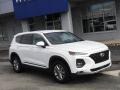 Quartz White 2019 Hyundai Santa Fe SEL AWD