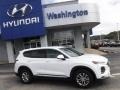 2019 Quartz White Hyundai Santa Fe SEL AWD  photo #2