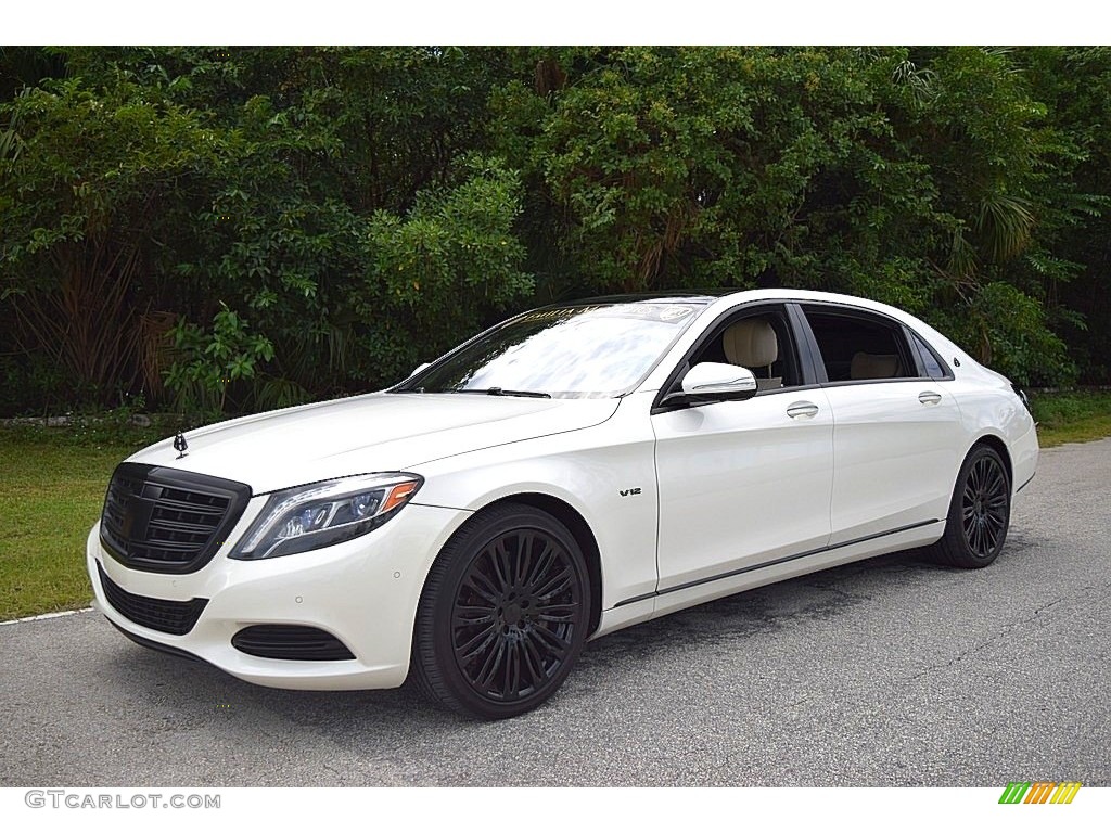 designo Diamond White Metallic 2016 Mercedes-Benz S Mercedes-Maybach S600 Sedan Exterior Photo #144976234