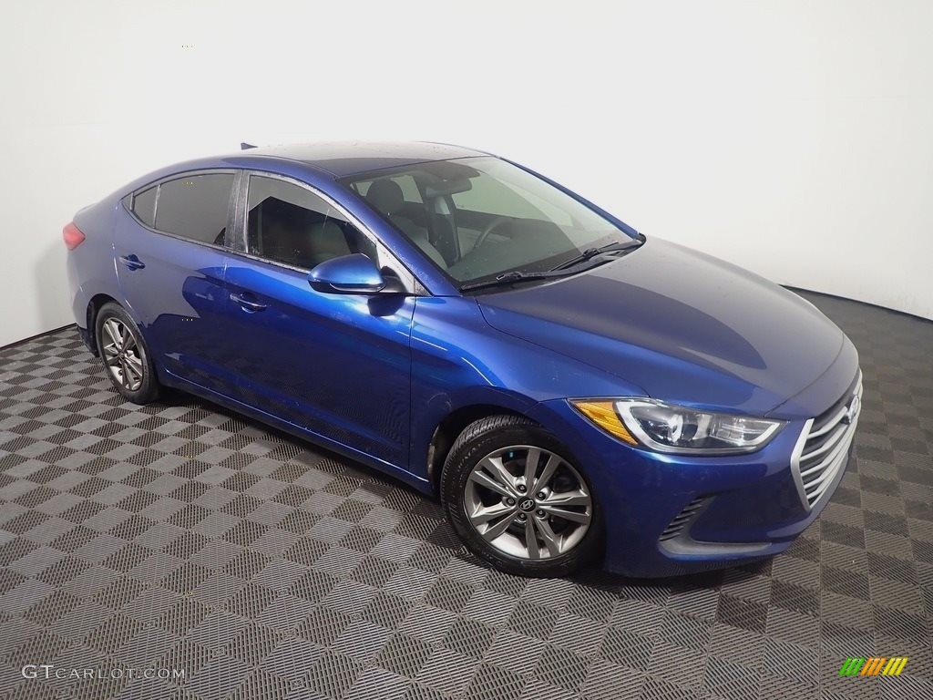 2018 Elantra SEL - Electric Blue / Gray photo #3