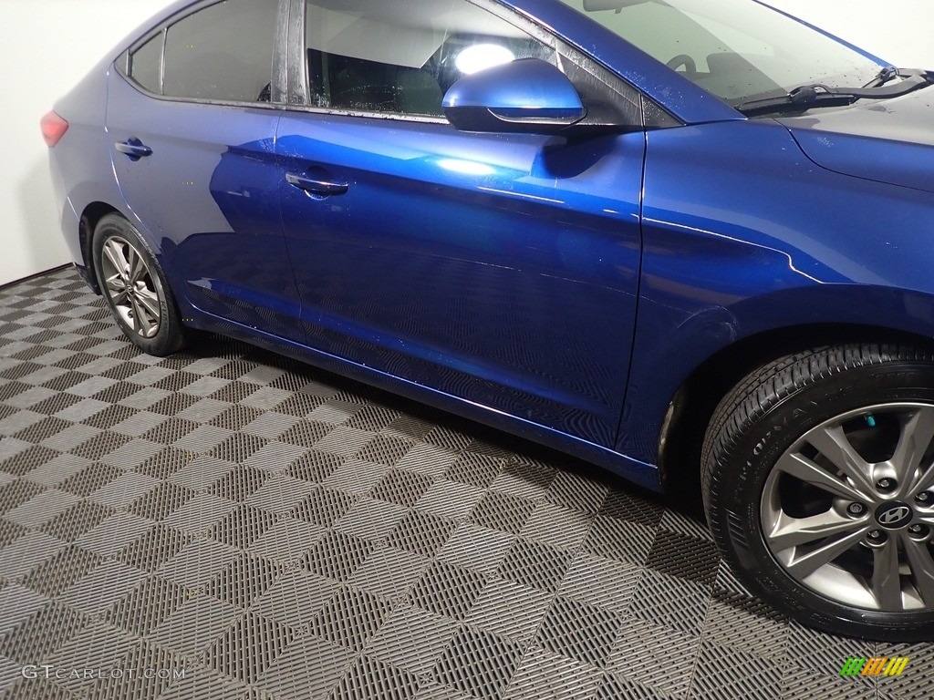 2018 Elantra SEL - Electric Blue / Gray photo #4