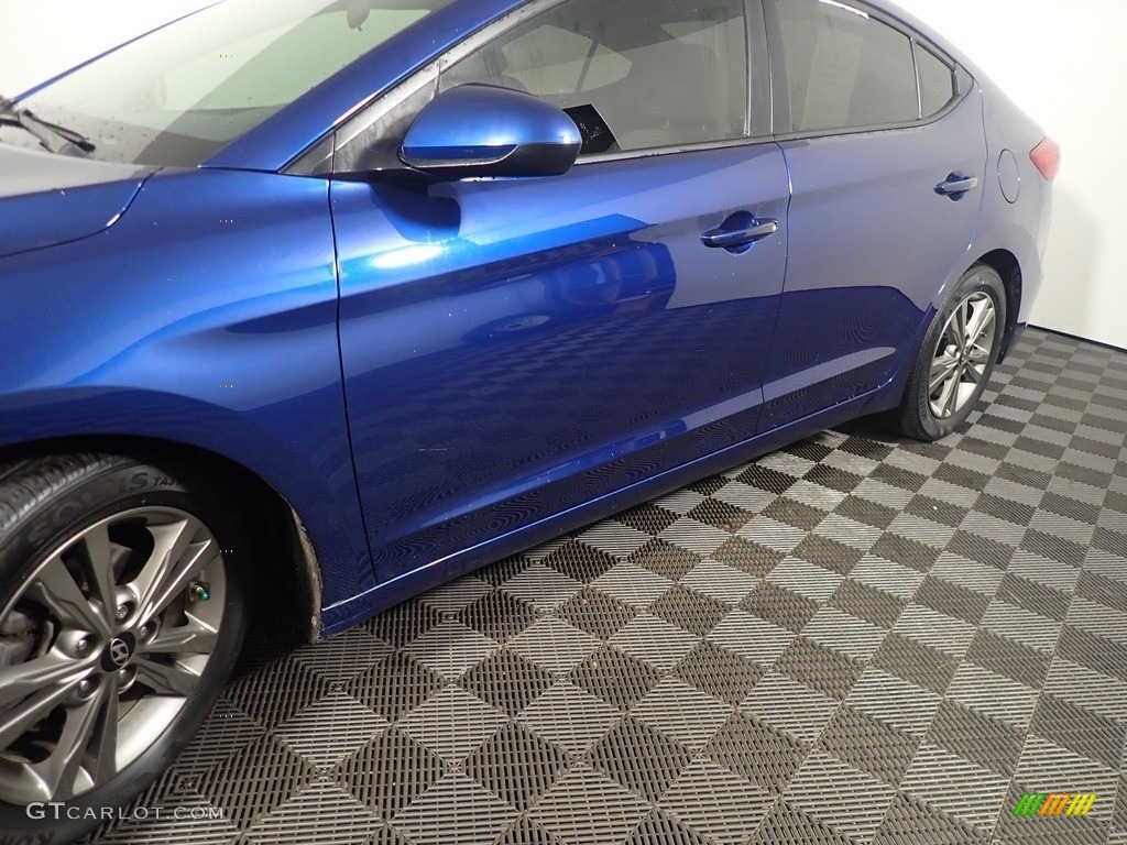 2018 Elantra SEL - Electric Blue / Gray photo #10