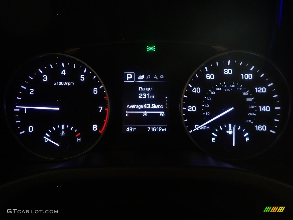 2018 Elantra SEL - Electric Blue / Gray photo #26