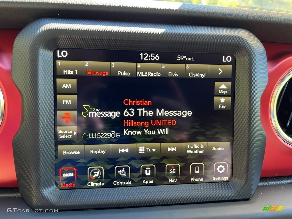 2022 Jeep Gladiator Rubicon 4x4 Audio System Photos