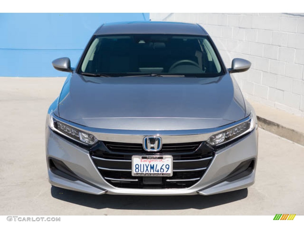 2021 Accord Hybrid - Lunar Silver Metallic / Black photo #8