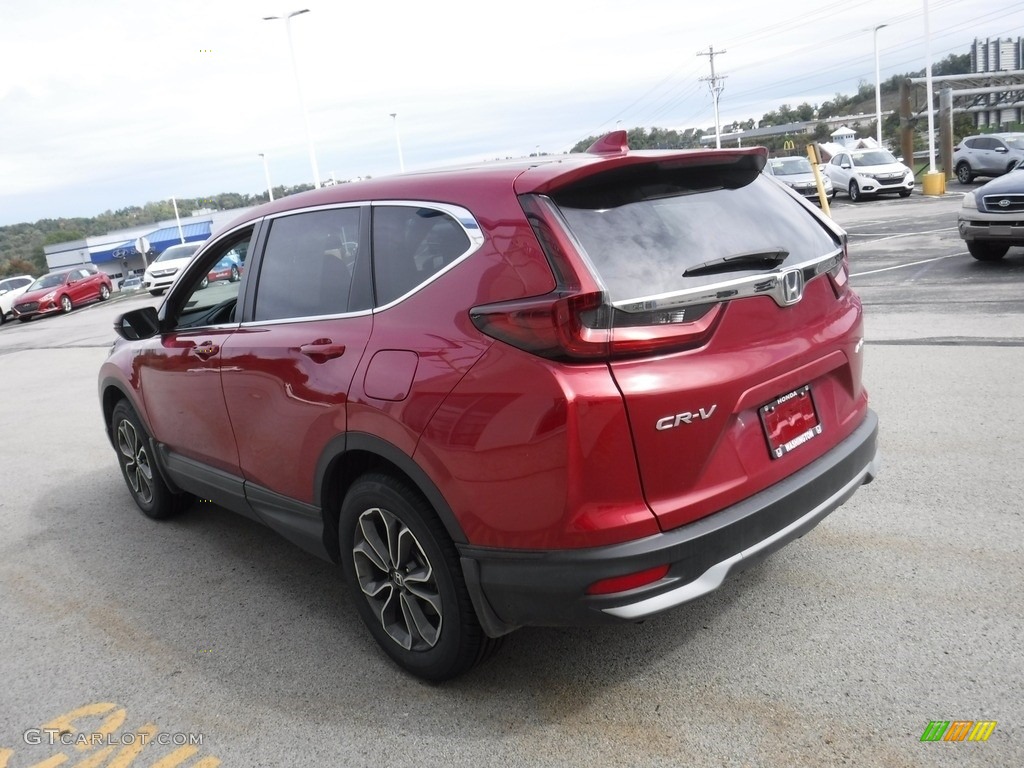 2021 CR-V EX-L AWD - Radiant Red Metallic / Gray photo #8