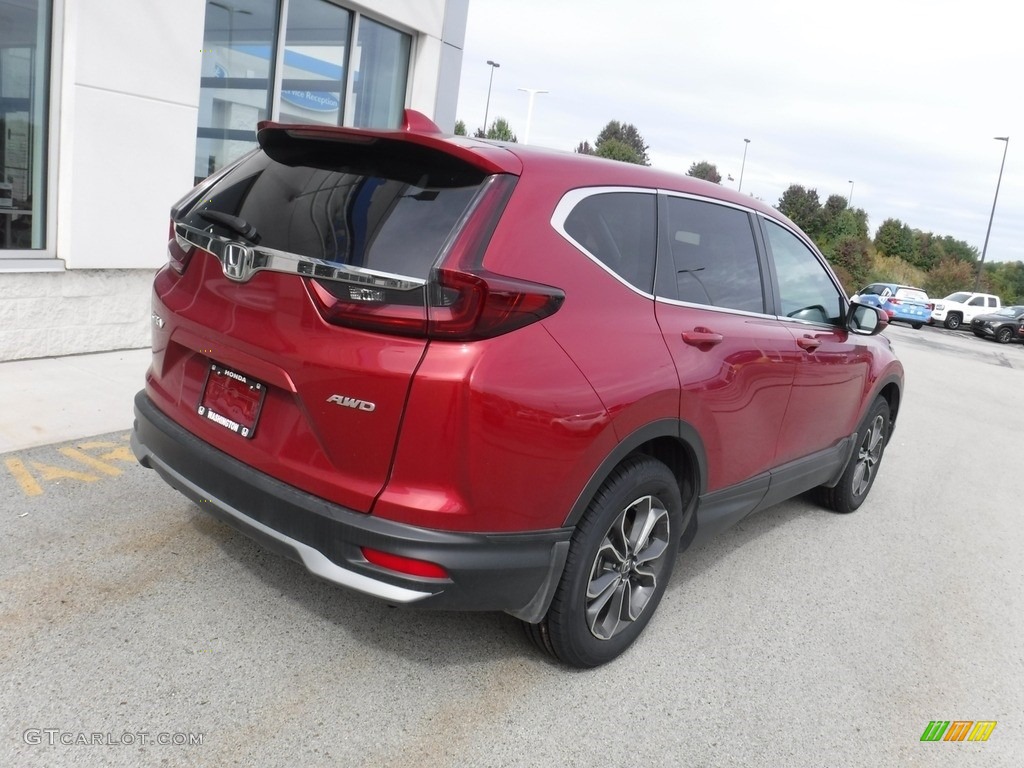 2021 CR-V EX-L AWD - Radiant Red Metallic / Gray photo #10