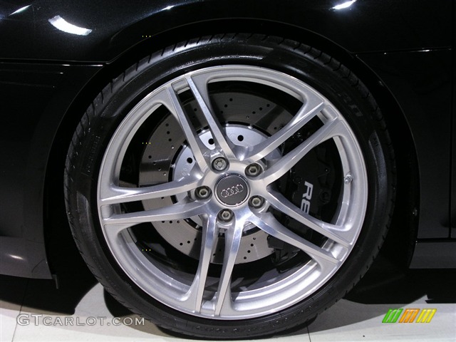 2008 R8 4.2 FSI quattro - Phantom Black Pearl Effect / Black photo #15