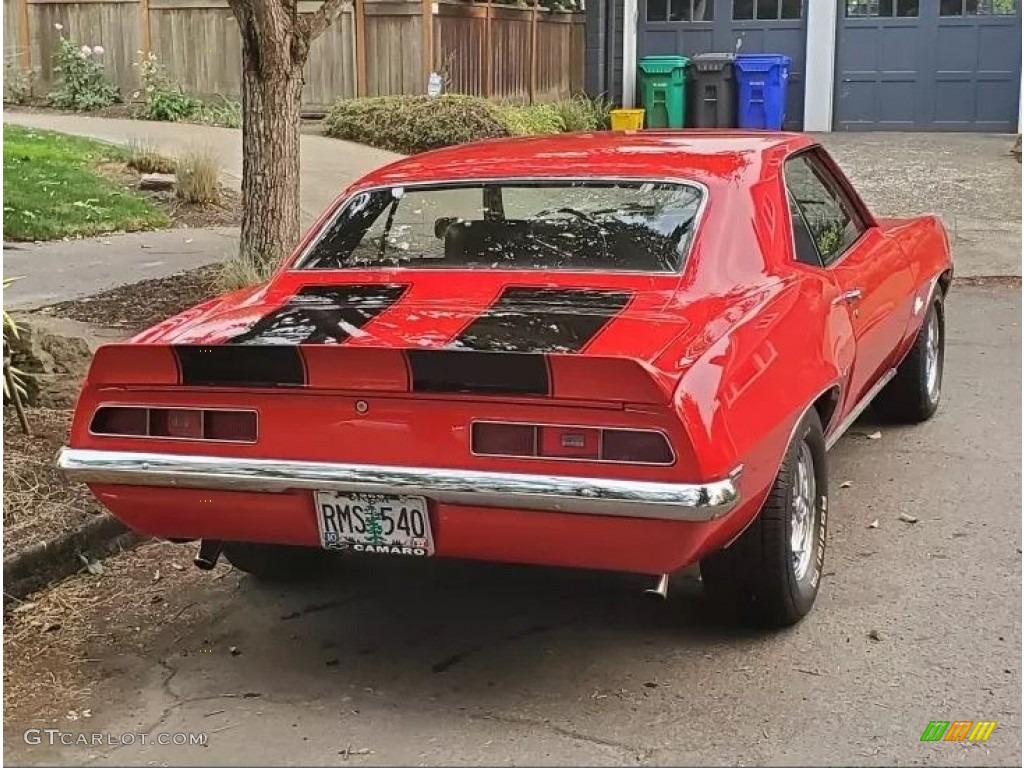 1969 Camaro SS Coupe - Red / Black photo #3
