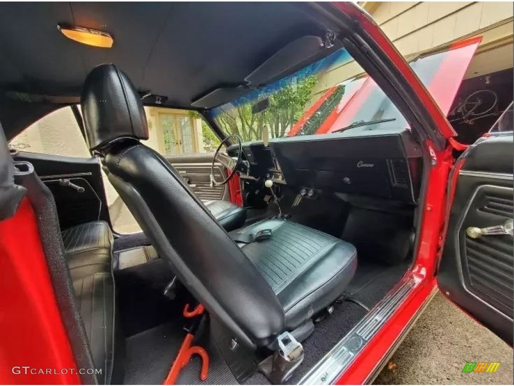 Black Interior 1969 Chevrolet Camaro SS Coupe Photo #144978136