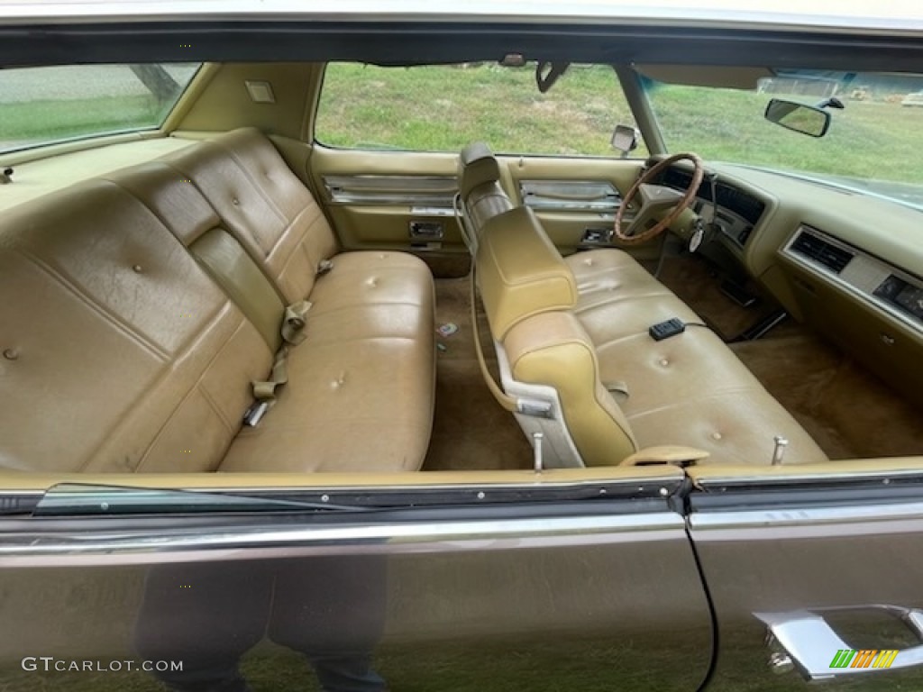 1971 Cadillac DeVille Coupe Interior Color Photos