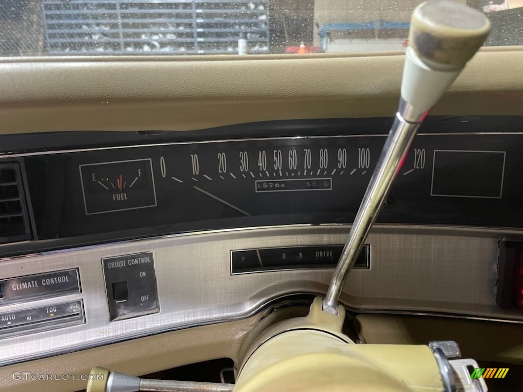 1971 Cadillac DeVille Coupe Beige Dashboard Photo #144978268
