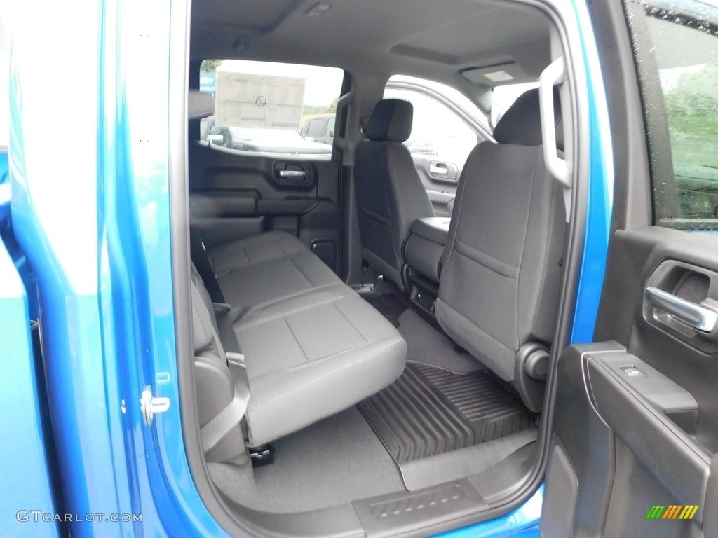 2022 Silverado 1500 Custom Crew Cab 4x4 - Glacier Blue Metallic / Jet Black photo #23