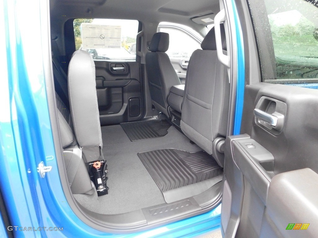 2022 Silverado 1500 Custom Crew Cab 4x4 - Glacier Blue Metallic / Jet Black photo #25