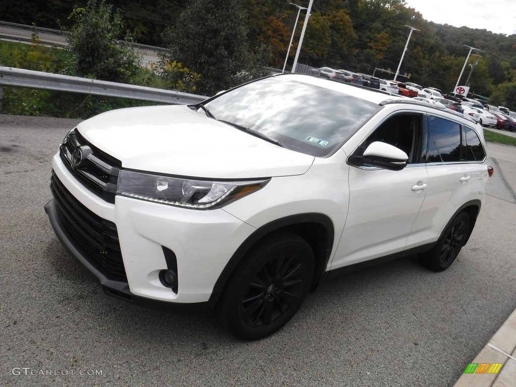 2019 Highlander SE AWD - Blizzard Pearl White / Black photo #11