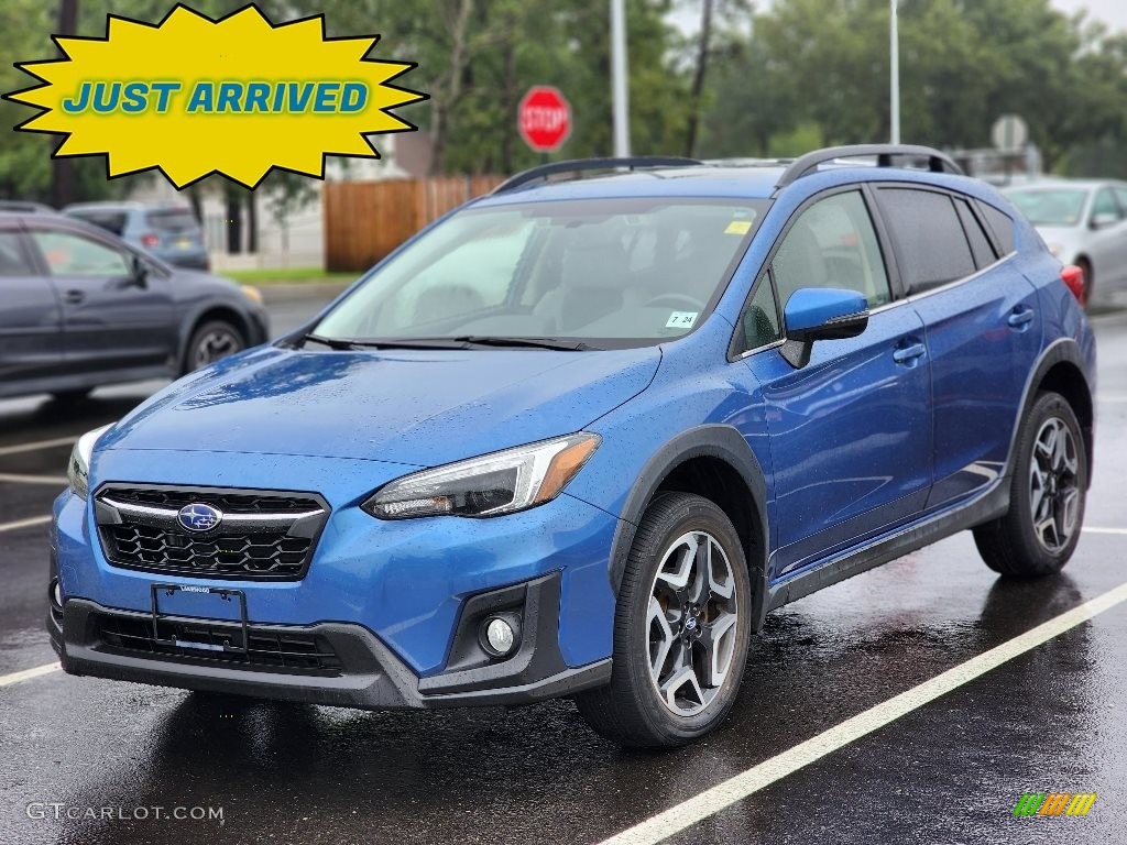 2019 Crosstrek 2.0i Limited - Quartz Blue Pearl / Gray photo #1