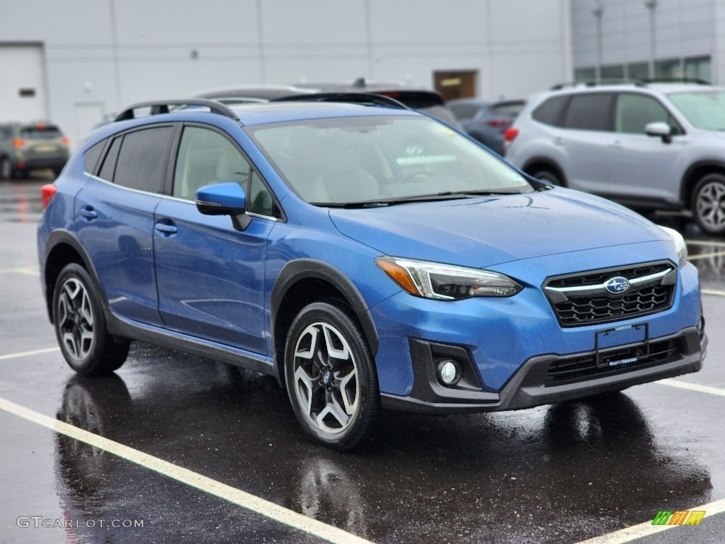 2019 Crosstrek 2.0i Limited - Quartz Blue Pearl / Gray photo #4
