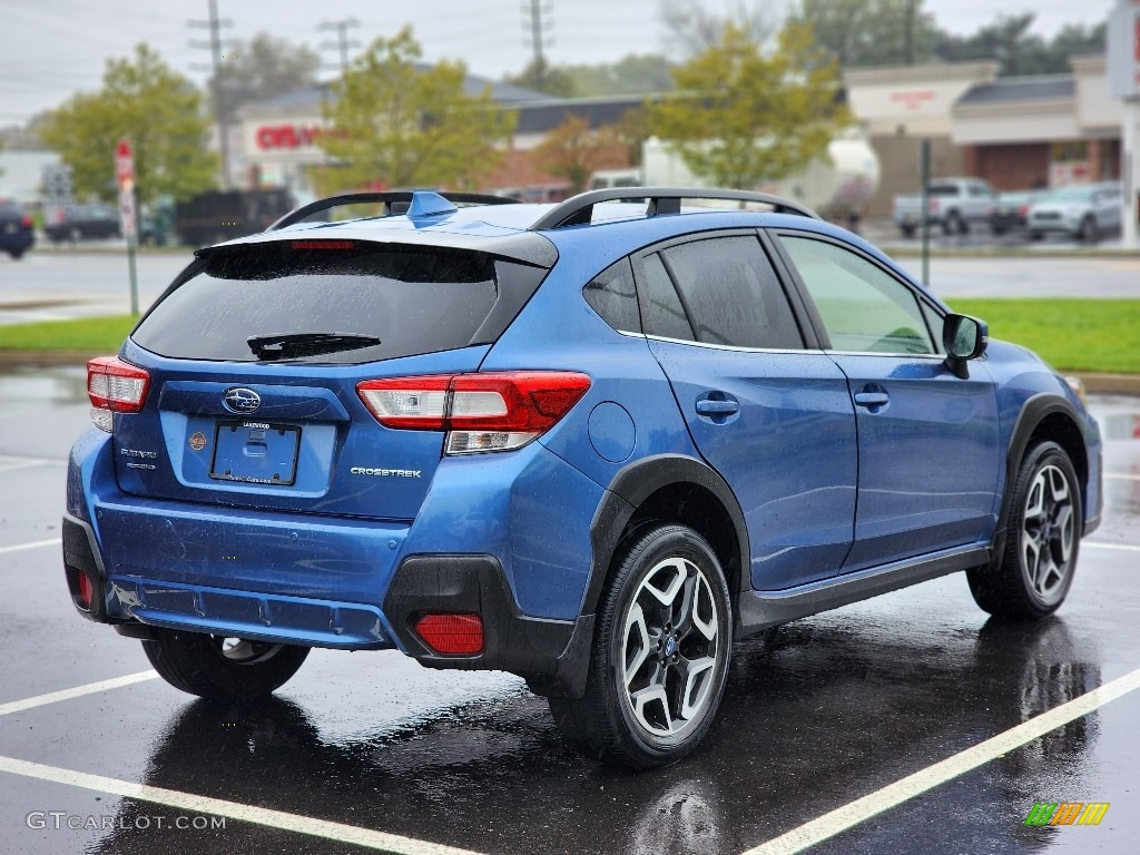 2019 Crosstrek 2.0i Limited - Quartz Blue Pearl / Gray photo #8