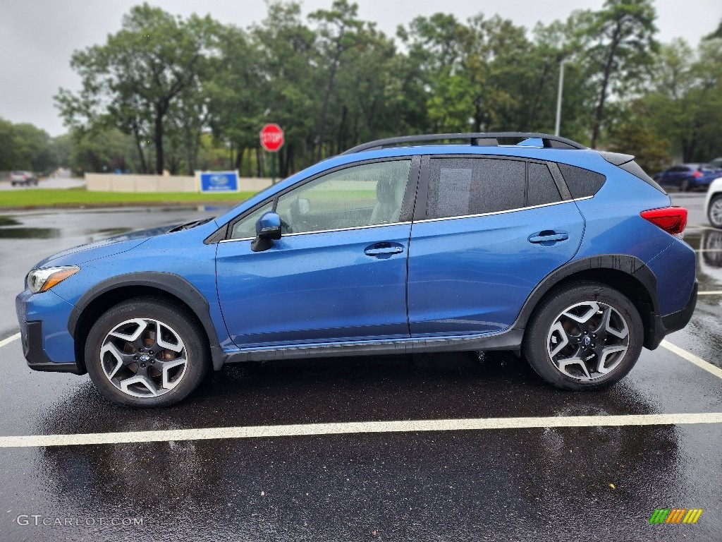 2019 Crosstrek 2.0i Limited - Quartz Blue Pearl / Gray photo #11