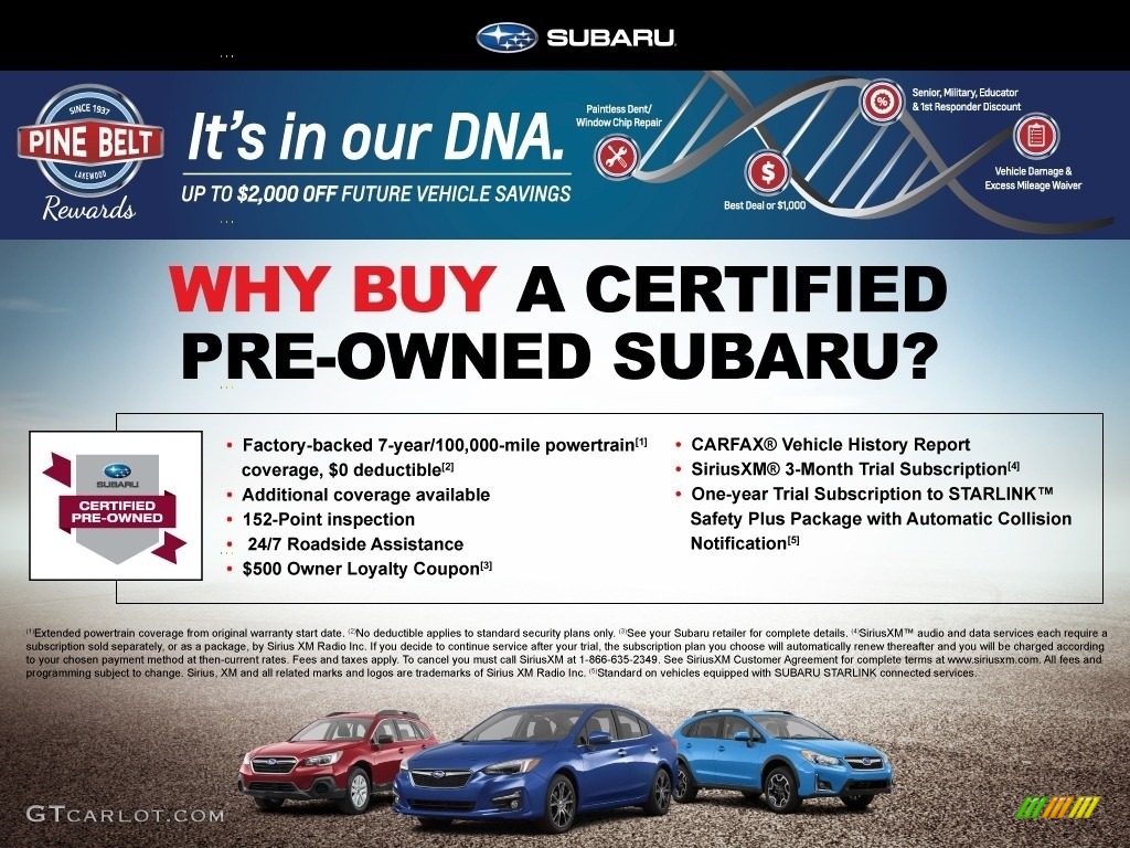 2019 Crosstrek 2.0i Limited - Quartz Blue Pearl / Gray photo #13