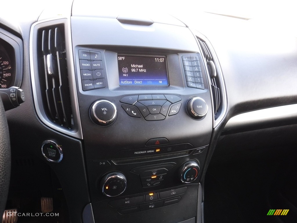 2015 Edge SE AWD - Oxford White / Ebony photo #3