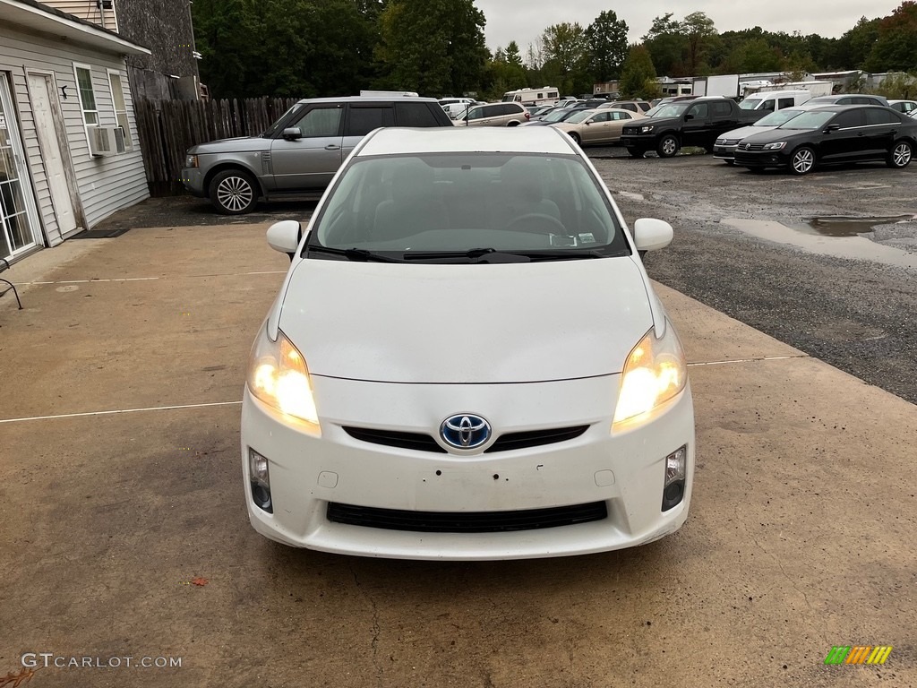 2010 Prius Hybrid II - Blizzard White Pearl / Dark Gray photo #13