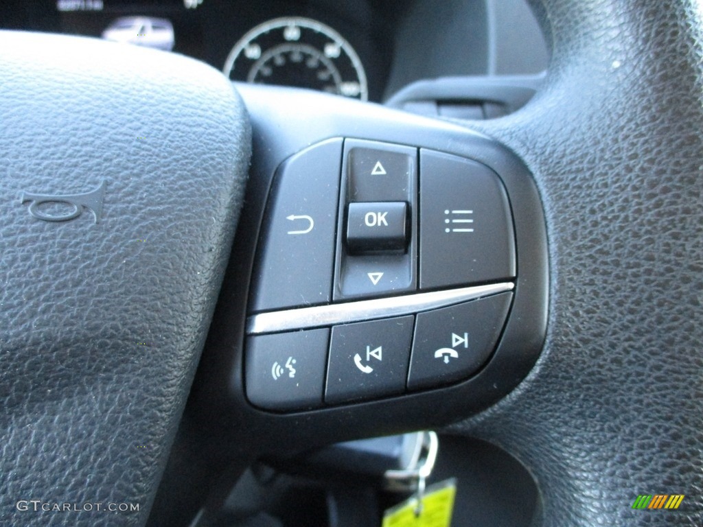 2020 Ford Transit Passenger Wagon XLT 350 LR Extended Dark Palazzo Grey Steering Wheel Photo #144981212