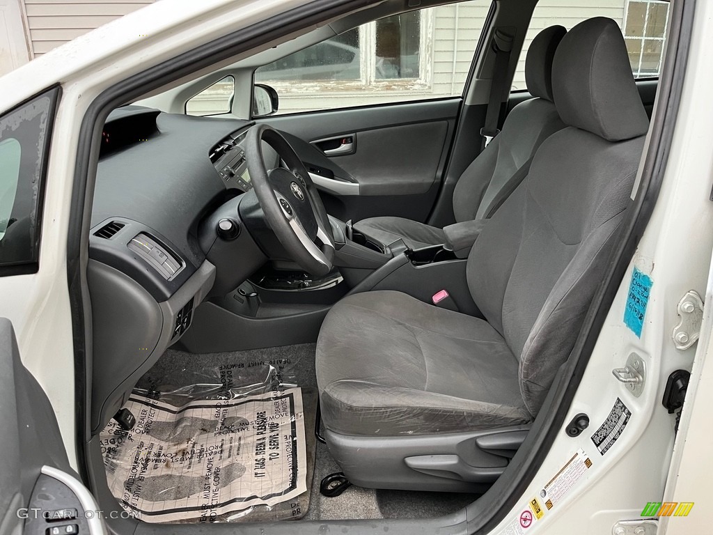 2010 Prius Hybrid II - Blizzard White Pearl / Dark Gray photo #14