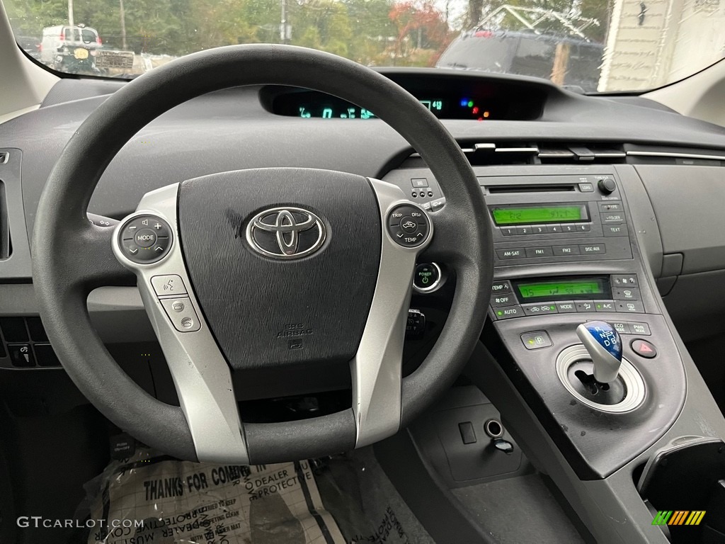 2010 Prius Hybrid II - Blizzard White Pearl / Dark Gray photo #18