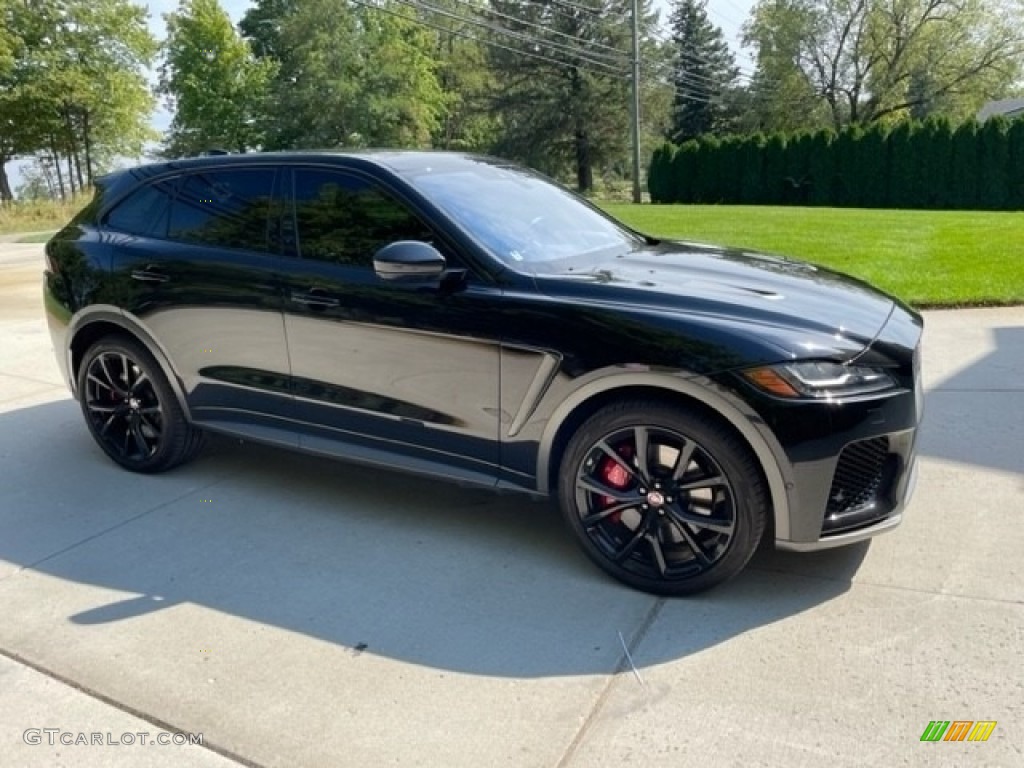 Narvik Black 2020 Jaguar F-PACE SVR Exterior Photo #144981384