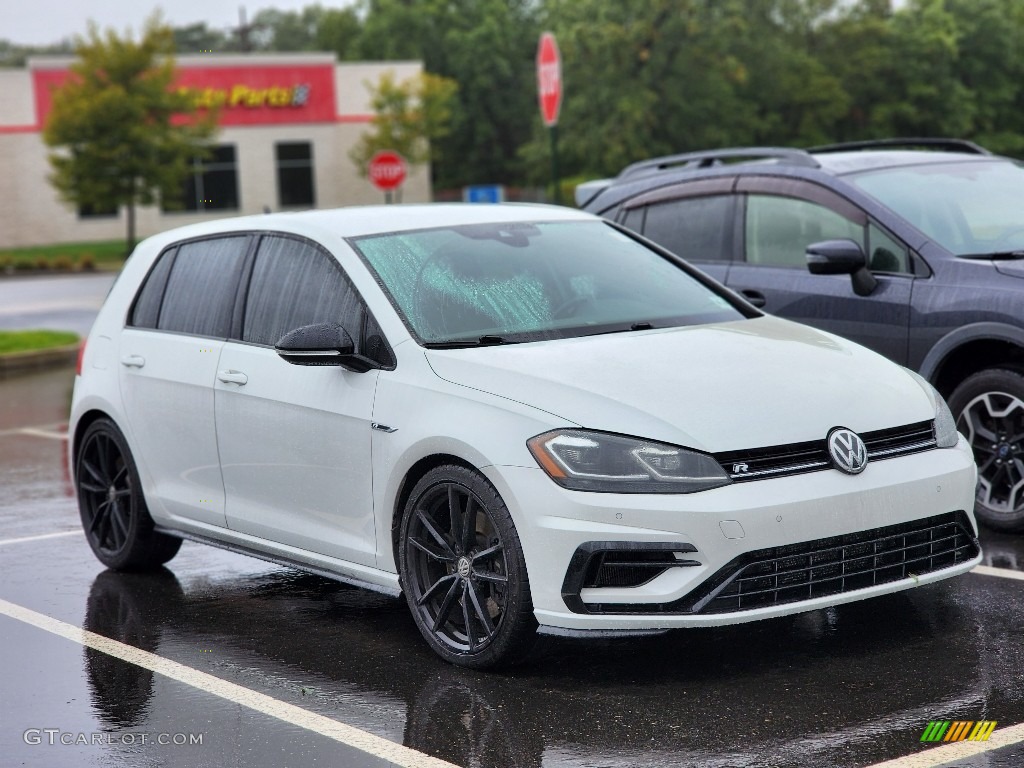 Oryx White Pearl 2019 Volkswagen Golf R 4Motion W/DCC. NAV. Exterior Photo #144981563