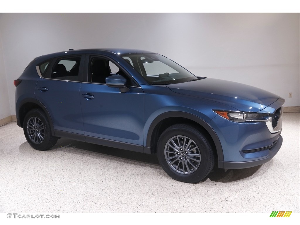 Eternal Blue Mica 2021 Mazda CX-5 Sport AWD Exterior Photo #144982133