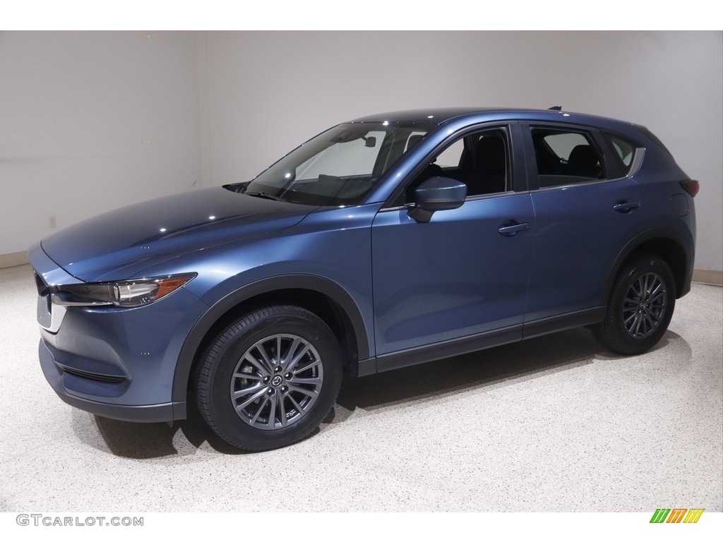 2021 CX-5 Sport AWD - Eternal Blue Mica / Black photo #3