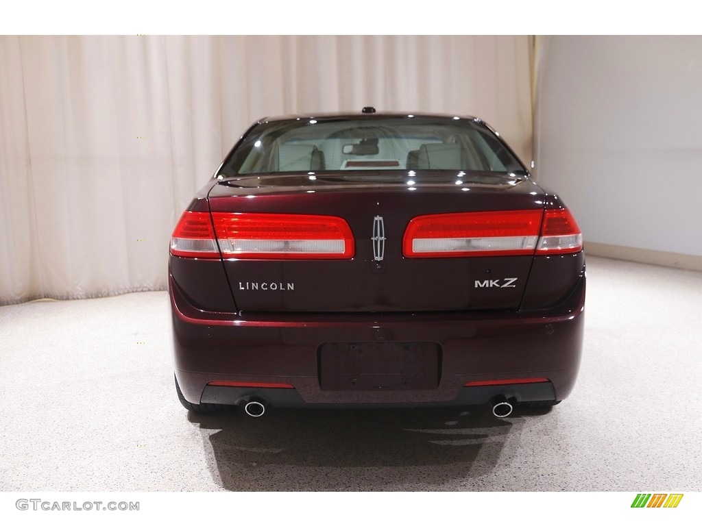 2011 MKZ FWD - Bordeaux Reserve Metallic / Light Camel photo #23