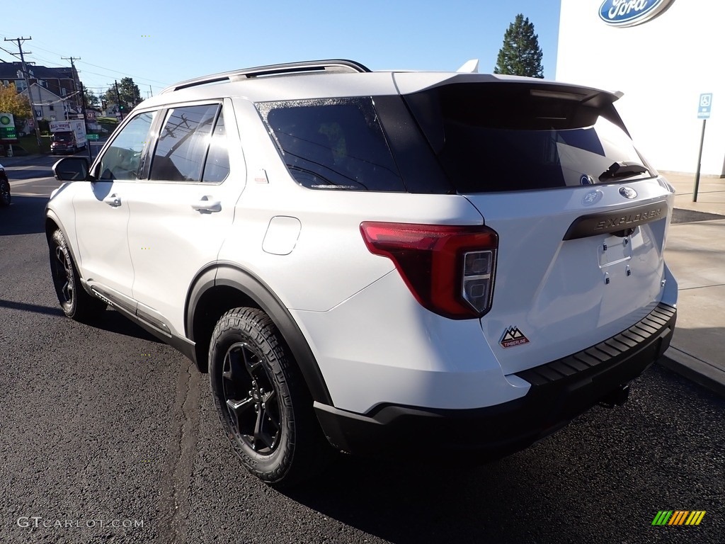 2022 Explorer Timberline 4WD - Star White Metallic / Deep Cypress photo #3